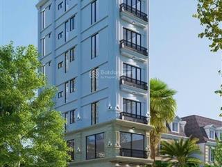 Tòa nhà văn phòng 9 tầng + hầm lô góc phân lô ô tô tránh doanh thu 100tr/tháng. diện tích 65m2