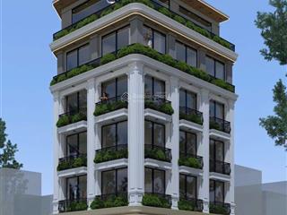 Bán tòa nhà 7 tầng lô góc view hồ đẹp hoài đức khu dv thăng long 9 mặt đường 11m, vỉa hè r