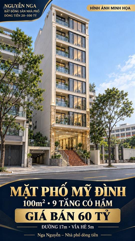 Tìm nhà mặt phố có dòng tiền? tham khảo căn mỹ đình này!
diện tích 100m, quy mô 9 tầng có hầm.