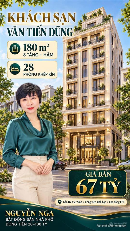Khách sạn văn tiến dũng gần bệnh viện, công viên và trường học em nga giới thiệu khách sạn