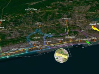 Đất đẹp nam cửa việt 572m, thổ cư 499.6m (chia sẵn 3 bìa), sát biển, sổ sẵn