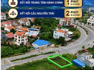 Bán lô biệt thự 200m mặt đường 26m khu c bắc sông cấm, gần trung tâm hành chính, sổ đỏ chính chủ