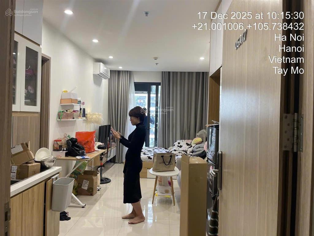 Cho thuê studio full đồ  vinhomes smart city tây mỗ  mới sạch, nhiều tiện ích chỉ 6.5tr/th