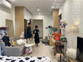 Cho thuê studio full đồ  vinhomes smart city tây mỗ  mới sạch, nhiều tiện ích chỉ 6.5tr/th