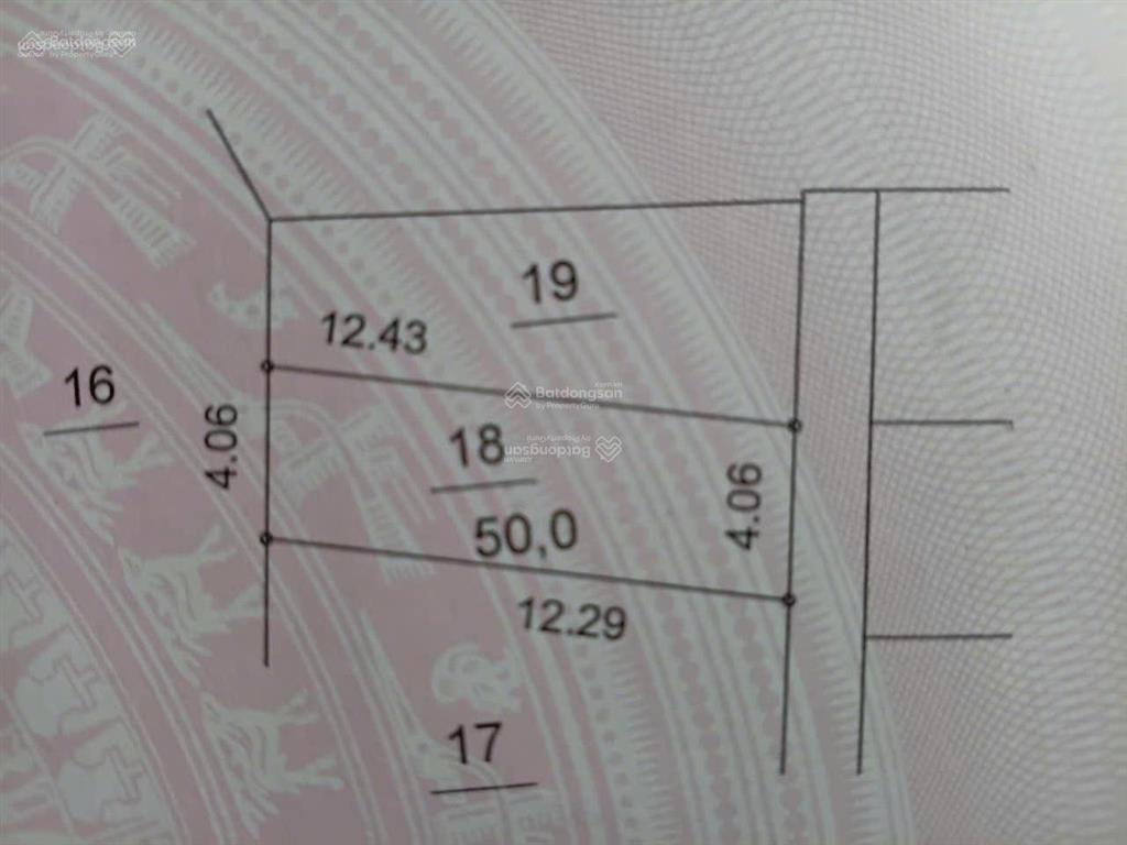 Bán đất 50m2, chính chủ tại phường biên giang, hà đông, hà nội