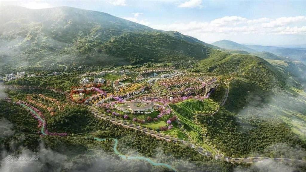 Đất rộng mặt đường ql4d điện biên phủ sapa ngay ngã 3 cáp treo fansipan view tỷ đô
