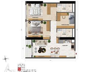 [chính chủ] cần nhượng lại căn 2n+1 80m2 giá vay 12.5 tỷ bao phí, thiết kế vuông vắn diện tích rộng