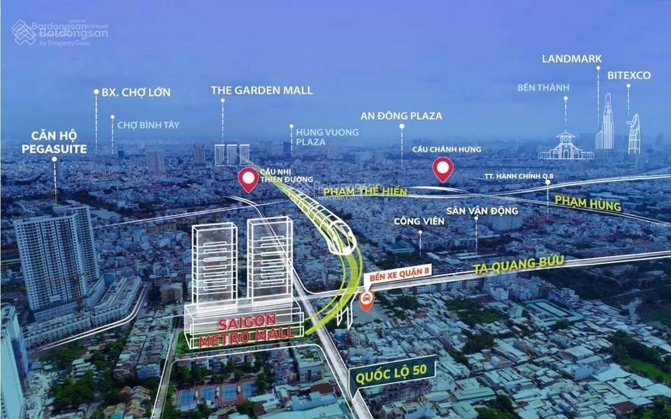 Bán nhà mới, vị trí kinh doanh đắc địa đối diện khu căn hộ sky view kết hợp với tuyến metro số 5