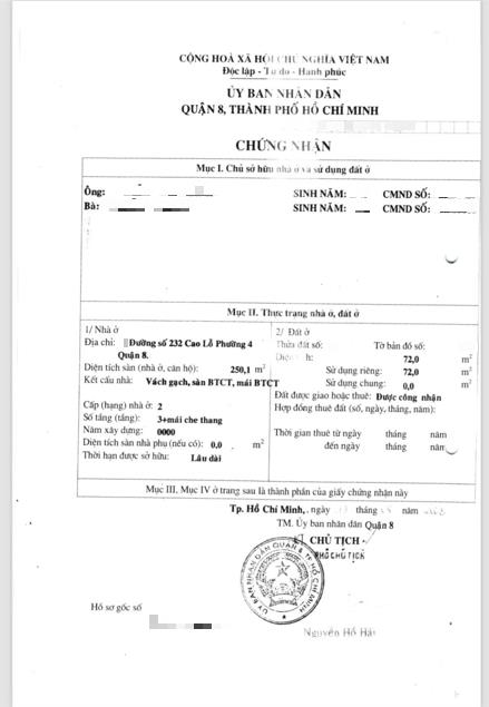 Bán nhà căn góc 2 mặt tiền kdc đồng diều phường 4 quận 8. gần đh công nghệ sài gòn, tttm parc mall