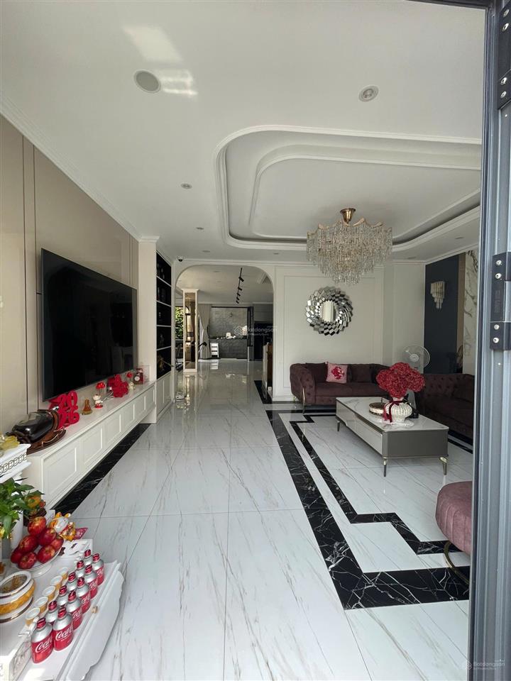 Biệt thự góc (9m x 19.5m), nội thất cao cấp, có thang máy, có hầm xe ô tô. giá tốt khu vực