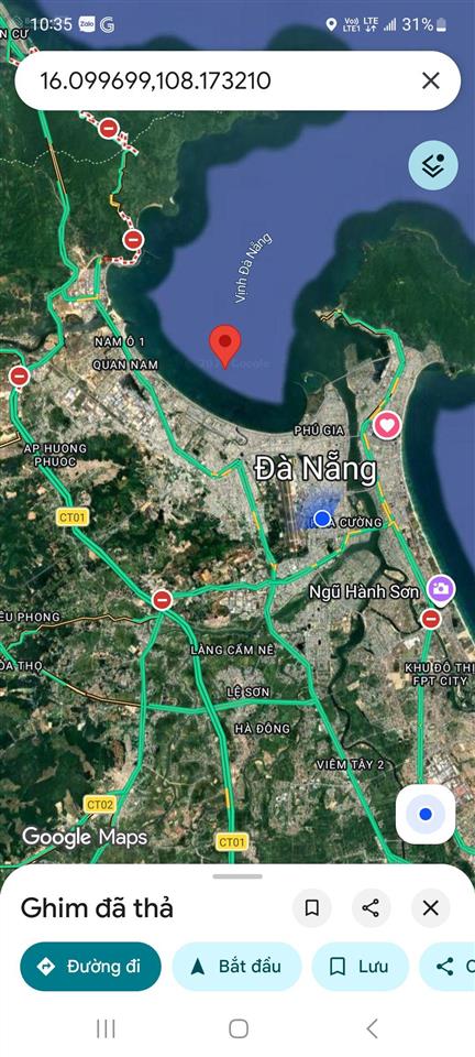 Lô đất view biển nguyễn tất thành siêu phẩm mt 75m