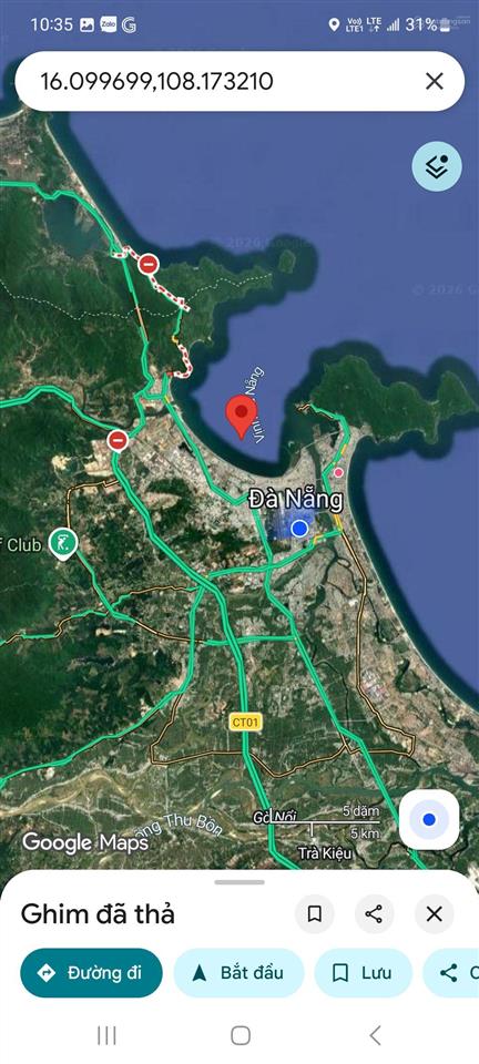 Lô đất view biển nguyễn tất thành siêu phẩm mt 75m