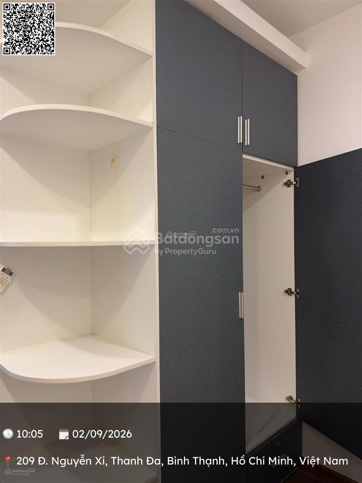 Cho thuê cc tại richmond city, 15 triệu/tháng, 66m2, 2pn, 2wc, nội thất full