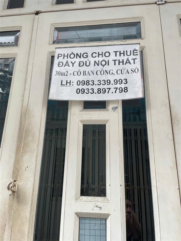 Cho thuê phòng trọ nguyễn công trứ, quận 1, full nội thất, đầy đủ tiện ích xung quanh