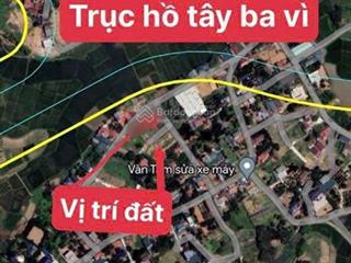 Cắt lỗ lô đất hòa lạc  gần đh quốc gia, fpt  địa thể, phong thủy đẹp, trong khu dân cư