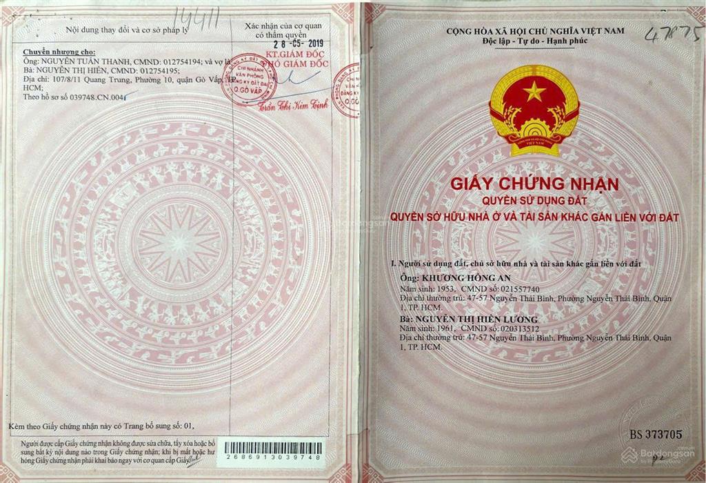 Bán đất khu dự án coop lê đức thọ giáp công viên khu đồng bộ đáng sống bậc nhất quận gò vấp
