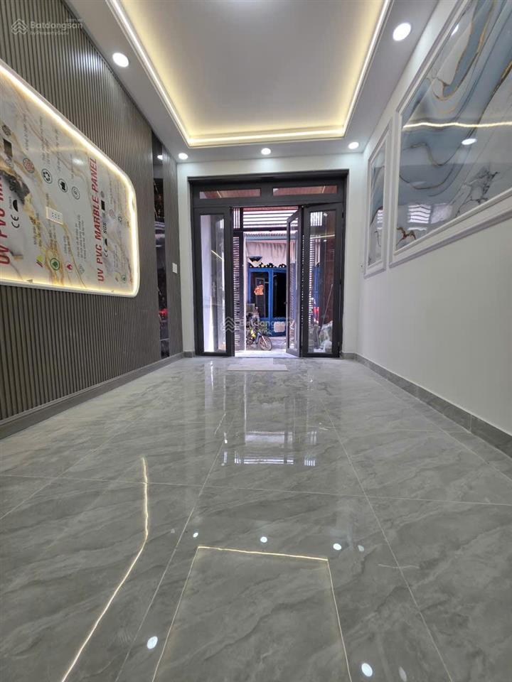 Nhà xây mới trệt lầu thới an 04,  q12