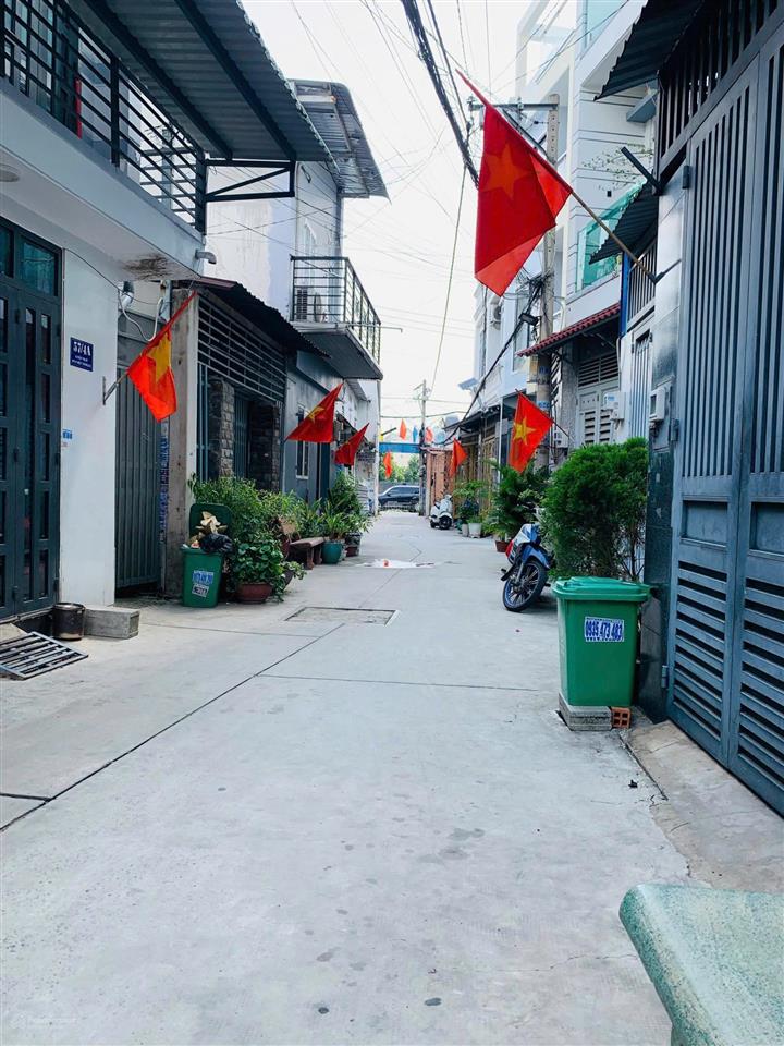 Nhà mới 1 trệt 1 lầu tân thới hiệp 21  q12