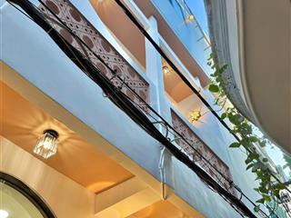 Nhà mới 3tầng 377/ phan văn trị  bình thạnh  70m2 3pn full nội thất