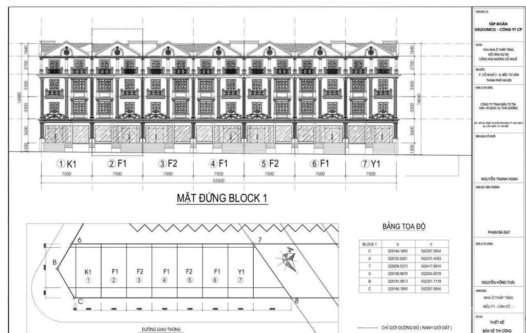 Biệt thự lk  tp giao lưu pvđ 49,7 tỷ, 120m2 x 5 tầng + 1 hầm, mt 7,5m cạnh bộ công an