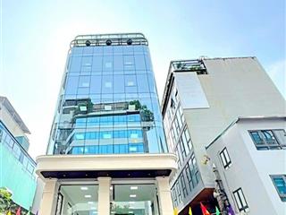 Mặt phố phùng chí kiên 106m x 9 tầng giá 57 tỷ, vỉa hè ô tô tránh, kinh doanh mọi loại hình