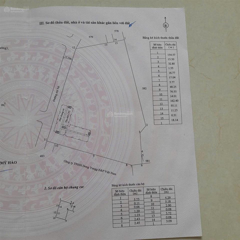 Căn chung cư thương mại ct2  lạc hồng phúc  mỹ hào  hưng yên (0363 376 ***)