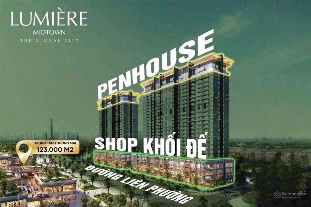 Lumiere midtown căn thường 2pn  2wc 80m2 9.9 tỷ, view nhạc nước, hướng đn, hỗ trợ vay đến 70%