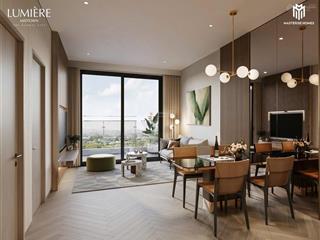 Cc bán lumiere midtown 1pn1wc 55m2 8.190 tỷ, view trung tâm thương mại, hỗ trợ vay lên đến 70%