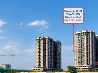 Masteri grandview (a0x09) 1pn1wc 60m2 giá 6.8 tỷ (cắt lỗ 600tr), căn đặc biệt có sân vườn