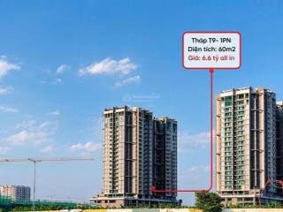 Masteri grandview (a1x01) 1pn1wc 60m2 giá 6.6 tỷ all in, chủ kẹt tiền bán lỗ, hỗ trợ vay