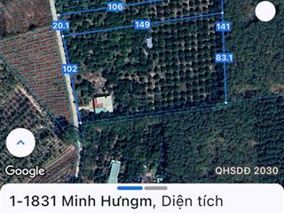 Chính chủ cần bán 5.000m2 đất vườn tại minh hưng chơn thành, bình phước