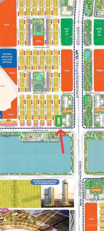 Bán thiên nga xẻ khe 75m2 cạnh hồ 32ha giá chỉ 25 tỷ vinhomes cổ loa