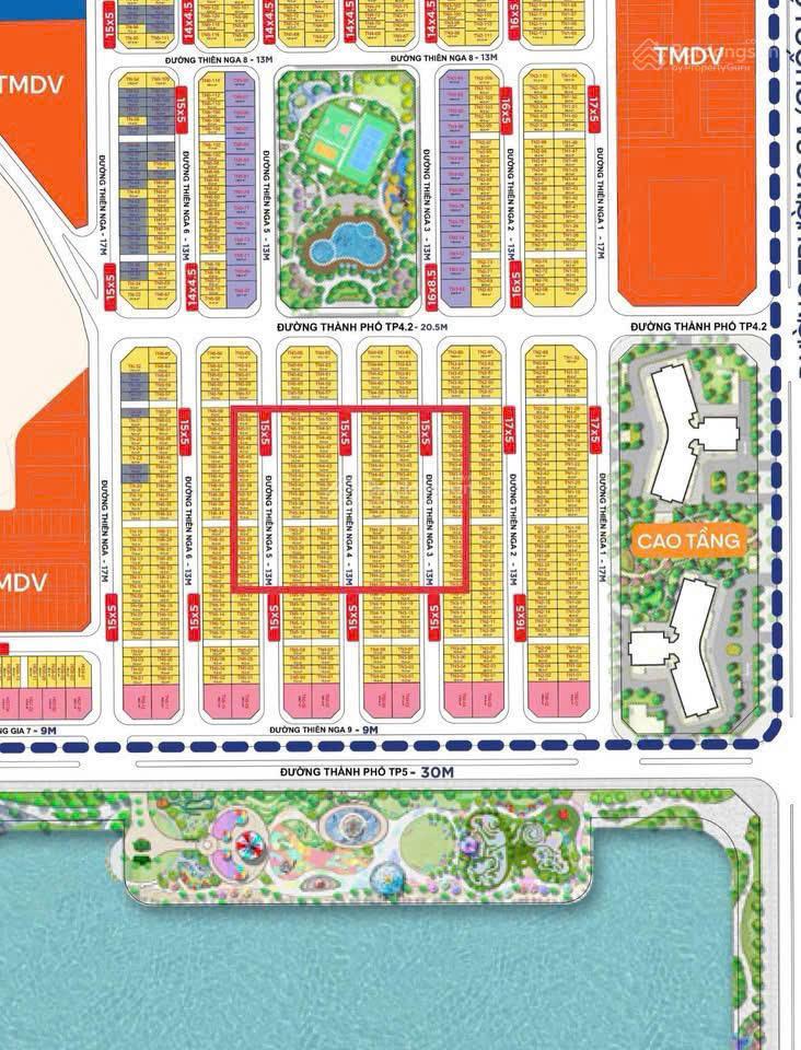 Bán thiên nga xẻ khe 75m2 cạnh hồ 32ha giá chỉ 25 tỷ vinhomes cổ loa