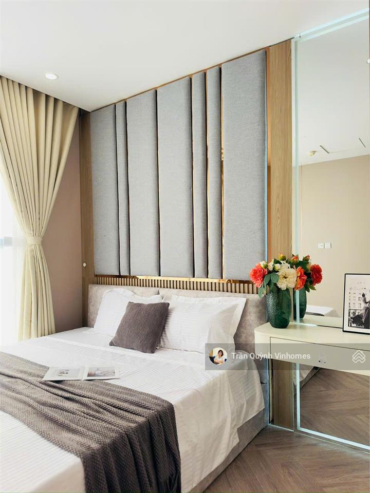 Bán căn hộ 1pn+ căn to 52m² full đồ nội thất cao cấp tòa mới nhất, view tây nam gần bến bus