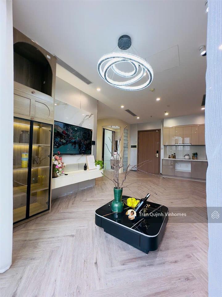 Bán căn hộ 1pn+ căn to 52m² full đồ nội thất cao cấp tòa mới nhất, view tây nam gần bến bus