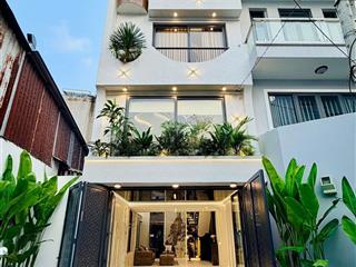 Nhà xây mới 5 tầng 50m2 hẻm xe hơi ngay chợ rau củ lê văn thọ.