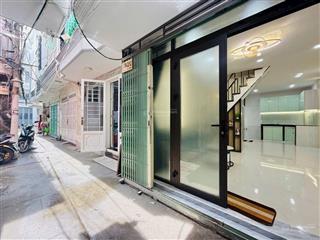 Nhà 1 lầu 32m2 hẻm ba gác ngay khu đồng bộ sát chợ rau đường lê văn thọ