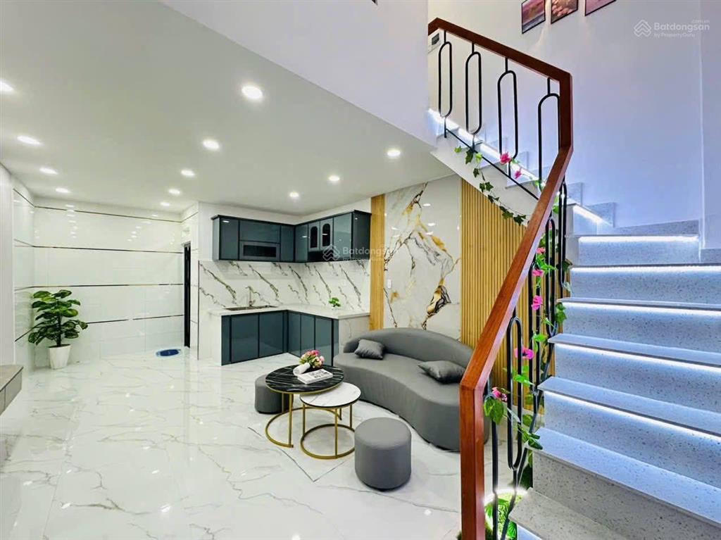 Nhà 1 lửng 28.1m2 căn góc hẻm thông đường quang trung, sát chung cư khang gia