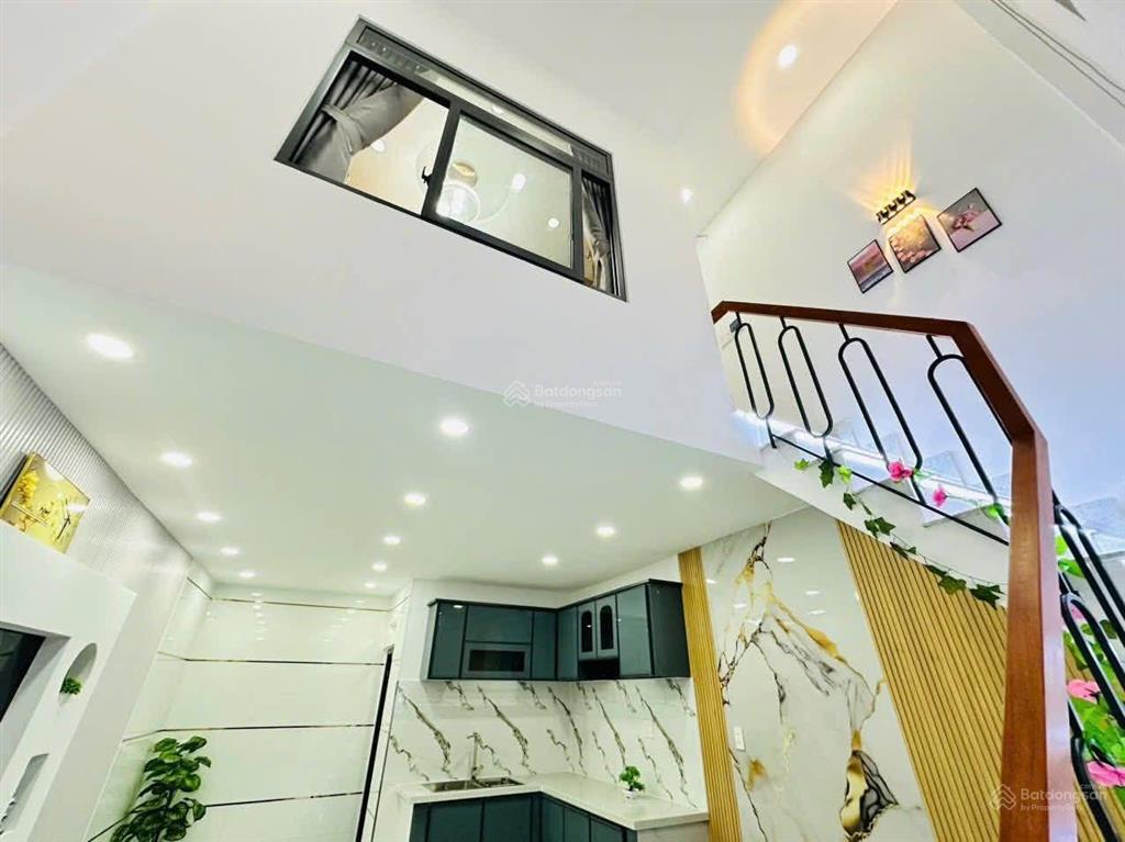 Nhà 1 lửng 28.1m2 căn góc hẻm thông đường quang trung, sát chung cư khang gia