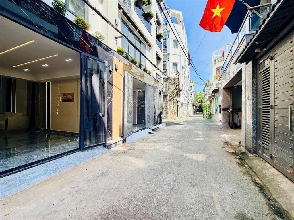 Nhà 5 tầng 36.2m2 hẻm xe hơi đường huỳnh văn nghê, gần chợ phạm văn bạch