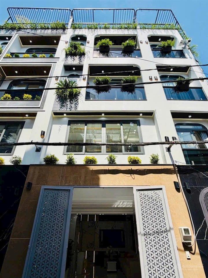 Nhà 5 tầng 36.2m2 hẻm xe hơi đường huỳnh văn nghê, gần chợ phạm văn bạch