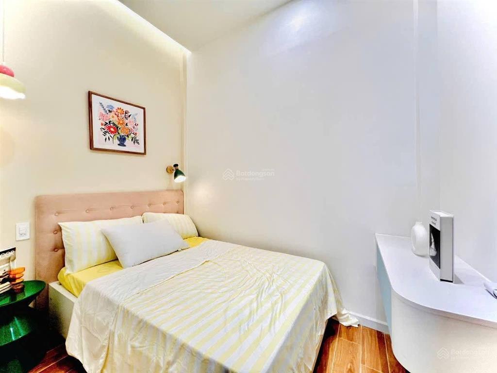 Nhà 1 lầu 25m2 hẻm xe hơi 3m chỉ 30m ra mặt tiền, ngay chợ an nhơn