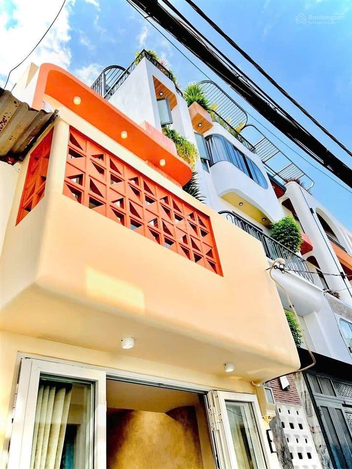 Nhà 1 lầu 25m2 hẻm xe hơi 3m chỉ 30m ra mặt tiền, ngay chợ an nhơn