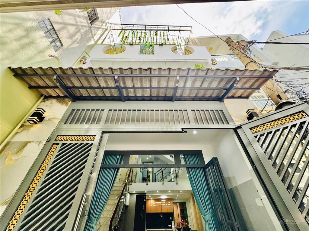 Nhà 4 tầng 56.7m² hẻm 2.5m, chỉ 50m ra mặt tiền, ngay siêu thị emart 2