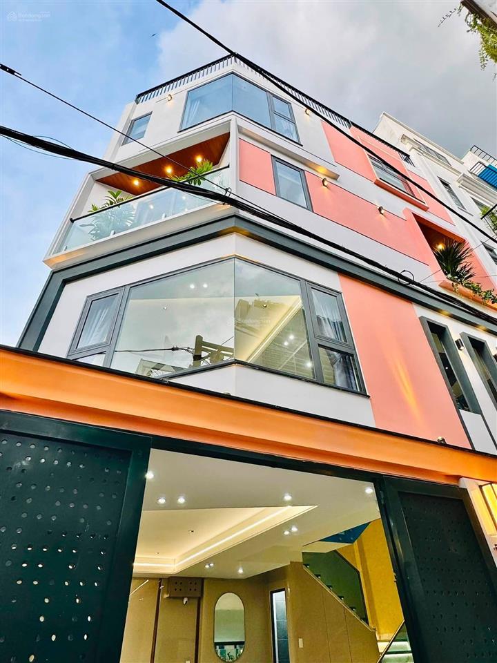 Nhà xây mới 5 tầng 57,3m2 căn góc 2 mặt đường số 30, ngay chợ an nhơn