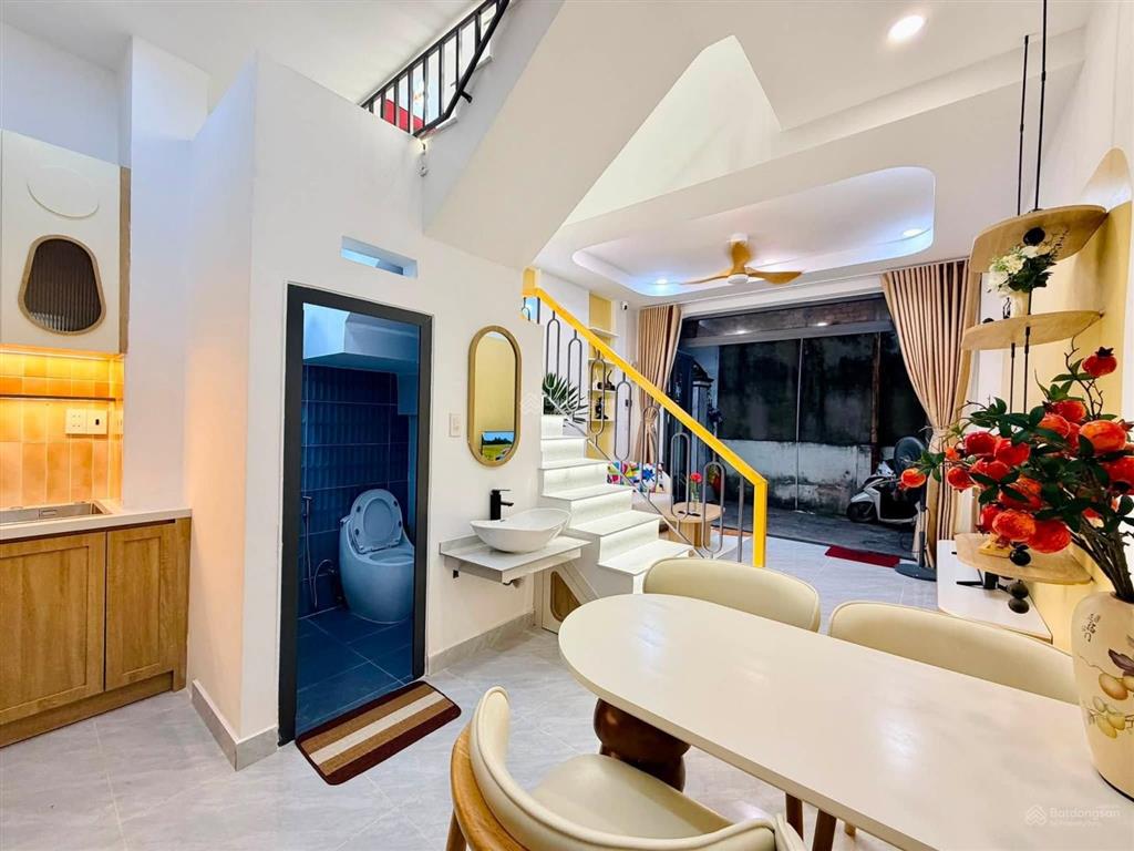 Nhà 1 lầu 31.2m² hẻm 3.5m, ko lộ giới, sát mặt tiền, ngay cityland nguyễn văn lượng