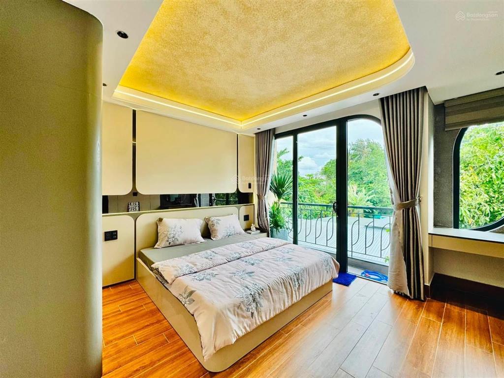 Nhà xây mới 5 tầng 52,7m2 hẻm xe hơi 5m sát mặt tiền lê đức thọ, ngay chợ an nhơn