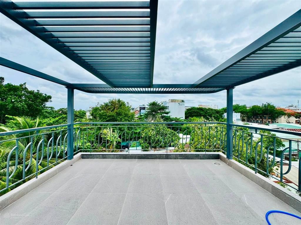 Nhà xây mới 5 tầng 52,7m2 hẻm xe hơi 5m sát mặt tiền lê đức thọ, ngay chợ an nhơn
