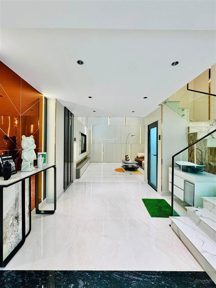 Nhà xây mới 5 tầng 52,7m2 hẻm xe hơi 5m sát mặt tiền lê đức thọ, ngay chợ an nhơn
