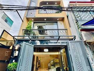 Nhà xây mới 5 tầng 52.7m2 hẻm xe hơi 5m sát mặt tiền lê đức thọ, ngay chợ an nhơn